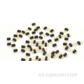 Conector de clavija de 1,27 mm, fila única, recto